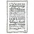 thumbnail image 3 of Wedding Anniversary 1 Corinthians 13 White 48 x 68 All Cotton Tapestry Throw Blanket, 3 of 3