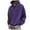 Purple, variant on Kagetolytai Hoodies for Men Men's Loose Casual Hooded Sweatshirt Men's Solid Color Loose Casual Sweatshirt Sweatshirts for Men Royal Blue 3X