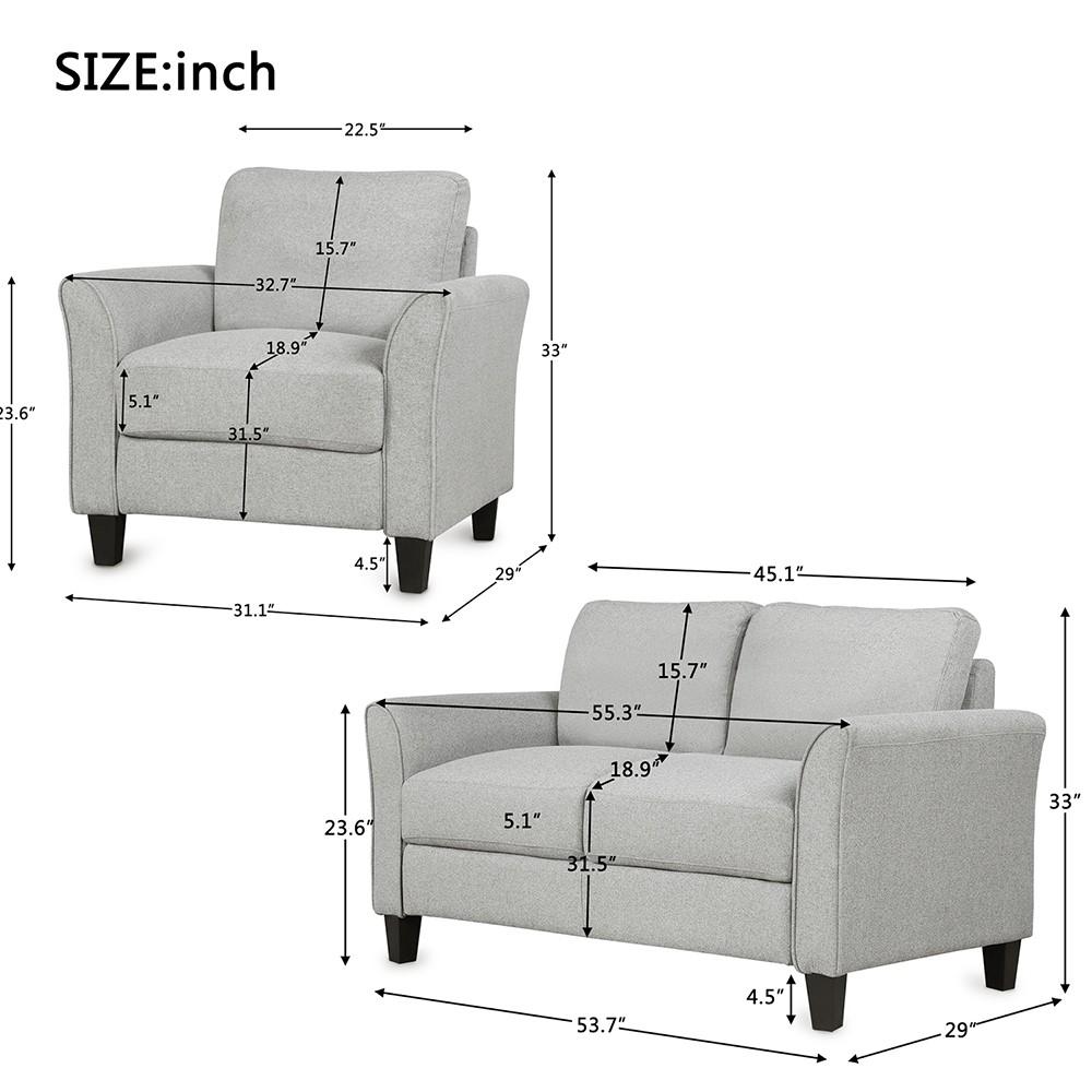 Kepooman Floor Sofa Bed, Fabric Folding Chaise Lounge, Foldable Double Chaise Lounge Sofa Chair, White - image 2 of 7