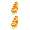 thumbnail image 2 of Bearachild Fruit Vegetable Cleaning Tool Washing Accessory Potato Wash Brush Clean Scrubber Accessories Carrot Gadget Kitchen Household 13.5x6.0x1.0 cm 2Conjunto, 2 of 6