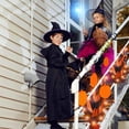 thumbnail image 3 of Halloween Bunting Flag Half Fan Hanging Pleated Flag Banner with 3 Grommets for Outdoor House Holiday Yard Decorations, 3 of 5