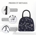 thumbnail image 4 of Disketp Wildflowers And Dragonflies Bolsa Térmica para Almuerzo, Lonchera con Abertura Amplia y Gran Capacidad, Organizador Reutilizable para Mujeres, Hombres y Adultos, 4 of 6