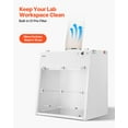 thumbnail image 3 of VEVOR Ducted Fume Hood, 23.62 x 31.69 x 27.56 inch Working Area, Lab Fume Hood with LED Light and G1 Pre-Filter, Exhaust Equipment for Laboratory Fume Control and Pharmaceutical Compounding, White, 3 of 9