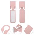 thumbnail image 3 of Unique Bargains 1 Pc Portable Luggage Tag for Travelling Pink Polyurethane, 3 of 5