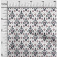 thumbnail image 1 of oneOone Georgette Viscose Fabric Diamond & Swirl Ikat Print Fabric BTY 42 Inch Wide, 1 of 4