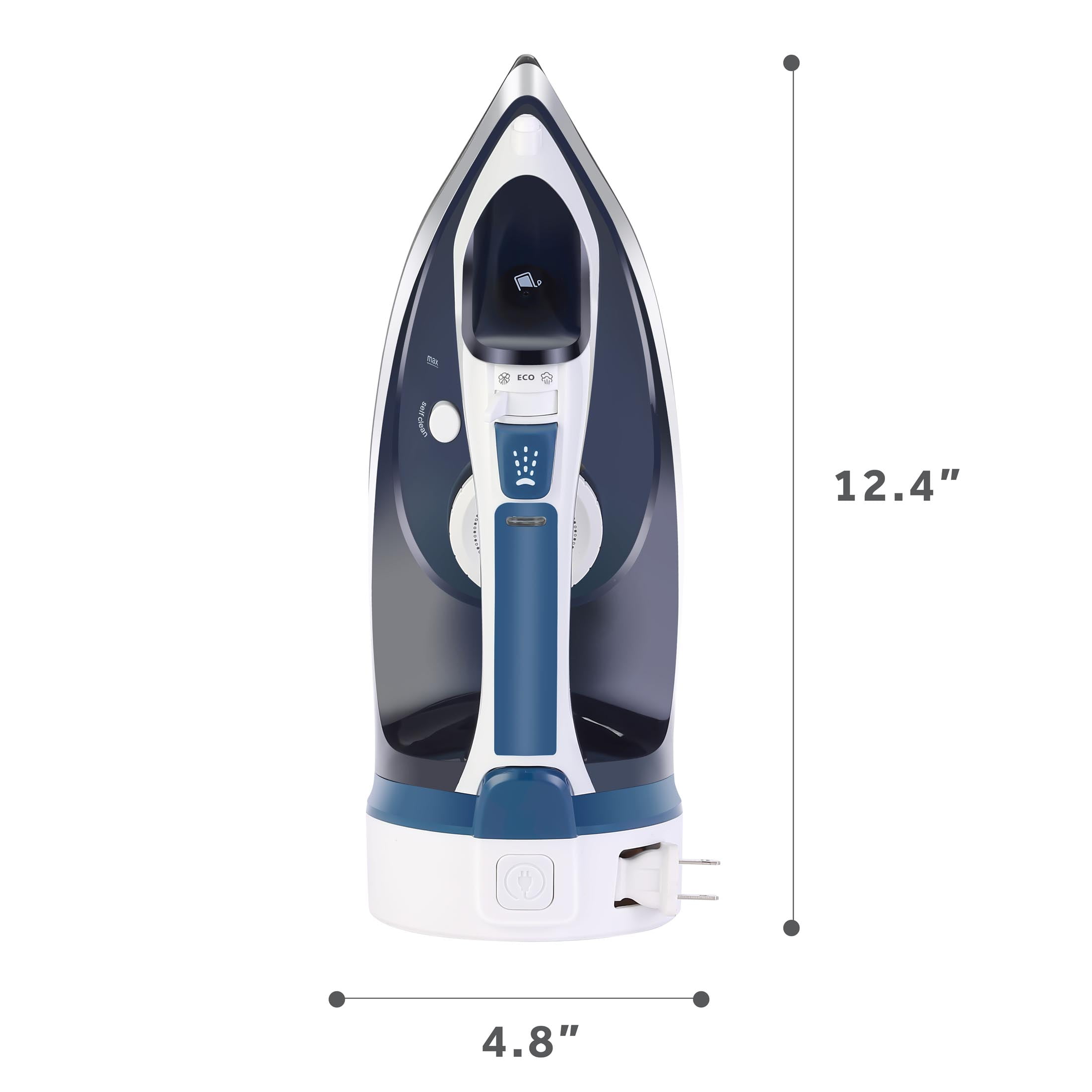 Sunbeam Steam Master® Iron with Retractable Cord, Black & Blue  GCSBCL-202-000 