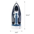 Sunbeam 1700W Steam Iron, Retractable Cord, Shot of Steam Feature, Blue