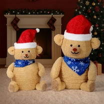 Zimtown Christmas Lighted Bear Decoration for Holiday Indoor and Outdoor Decor