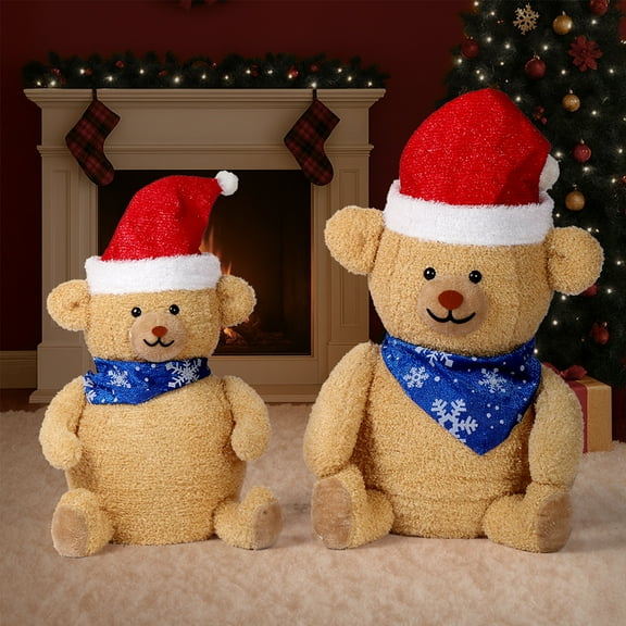 Zimtown Christmas Lighted Bear Decoration for Holiday Indoor and Outdoor Decor