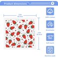 thumbnail image 3 of GZHJMY Strawberry Wash Cloths 6 Pack - 12 x 12 Inch Super Super Soft Washcloths for Your Face and Body - 100% Cotton Absorbent Baby Face Towel, 3 of 7