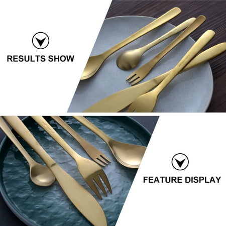 

Yuangui 5Pcs Stainless Steel Tableware Set - Modern & Elegant