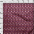 thumbnail image 3 of oneOone Rayon Magenta Fabric Kalamkari Craft Projects Decor Fabric Printed By The Yard 56 Inch Wide, 3 of 5
