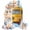 Yellow, variant on School Bus Arch Backdrop Cover, Spandex Fitted Wedding Arch Cover, Cartoon Funny Yellow Transportation Truck Blue Round Top Stand Covers for Birthday Ceremony Bridal Shower Party Decor 6x2.6 Ft