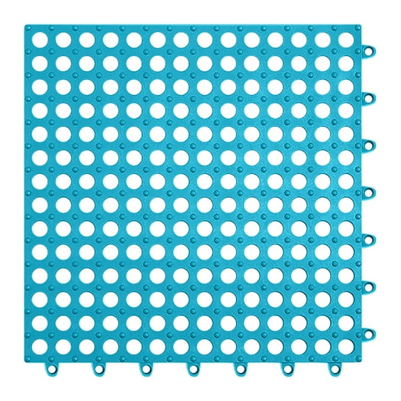 Shower Floor Mat 1PC Recent Orders 12x12 Inch Interlocking Floor Mats Non-Slip PVC Mat for Garage Pool Kennel Poultry Floor