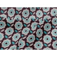 thumbnail image 4 of oneOone Viscose Jersey Maroon Fabric Florals Craft Projects Decor Fabric Printed By The Yard 60 Inch Wide, 4 of 4