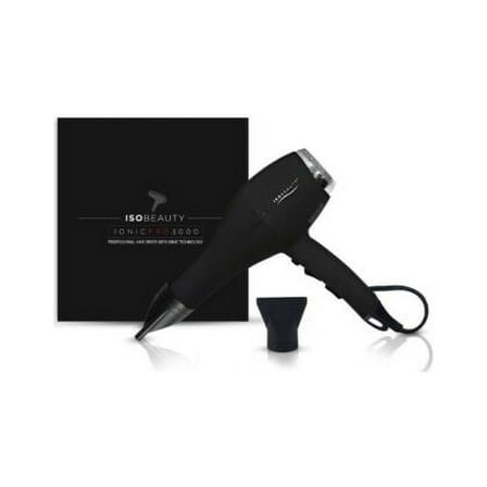 ISO Beauty Ionic 3000 Hair Blow Dryer 1600-1875w Light Weight, Sleek & Quiet