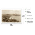 thumbnail image 2 of Waikiki Area and Diamond Head Crater - Honolulu T.H. Territory of Hawaii - Vintage B&W Photograph c.1934 - Fine Art Matte Paper Print (Unframed) 30x44in, 2 of 4