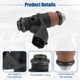 thumbnail image 3 of Reemplazo de la boquilla del inyector de combustible Unique Bargains para VW Polo negro, 3 of 7