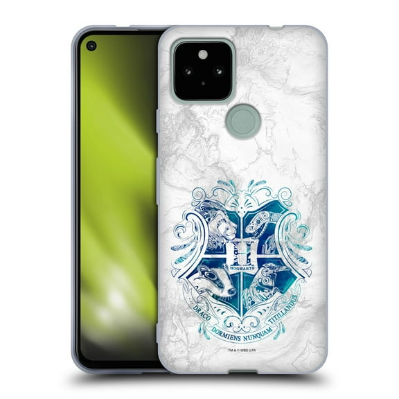 Head Case Designs Officially Licensed Harry Potter Deathly Hallows IX Hogwarts Aguamenti Soft Gel Case Compatible with Google Google Pixel 4a 5G