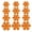 Orange, variant on Homelife 12Pcs Felt Pad Pan Protectors for Stacking Non-Slip Pot Splitters Stackable Plate Liners Anti-Scratch Cookware Utensils Tool for Pots Dishes