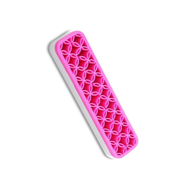 Kearding Soporte de silicona para cosméticos, brochas de maquillaje, soporte de almacenamiento lavable, bolígrafo para decoración de uñas, organizador Artesanía Rojo Kearding HA012193-01