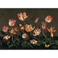 thumbnail image 3 of Johannes Bosschaert 14x11 Black Modern Framed Museum Art Print Titled - Still Life with Tulips, 3 of 5