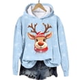 thumbnail image 3 of Futezty Christmas Hoodies for Women Fashion Graphic Sweatshirts Casual Long Sleeve Hooded Girls Teen, 3 of 7