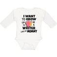 thumbnail image 3 of Inktastic I Want To Grow Up To Be A Writer Like My Mommy Boys or Girls Long Sleeve Baby Bodysuit, 3 of 5