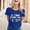Blue, variant on Product Category Womens T-Shirts Womens Sarcastic T Shirts With Funny Sayings Novelty Graphic Tees For Women Product Title