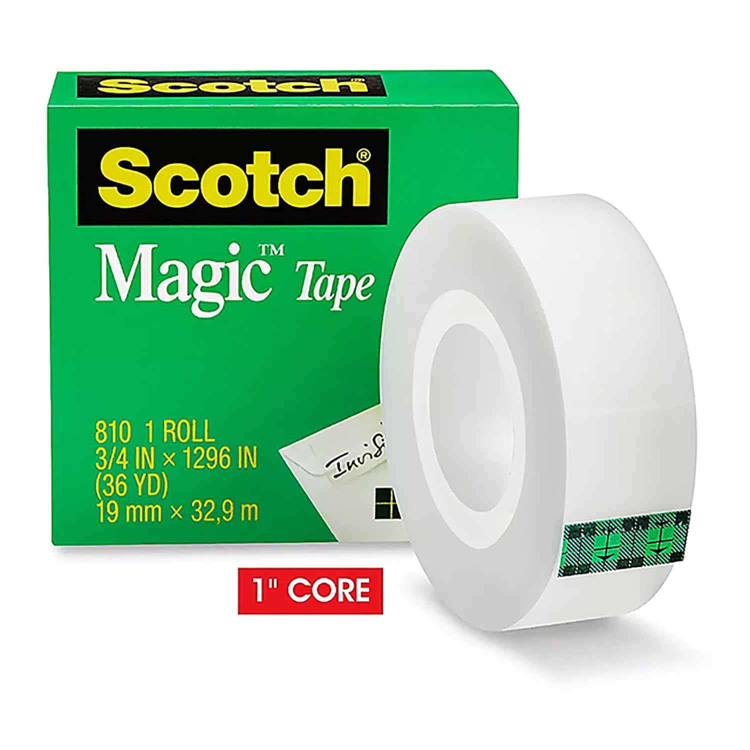 Scotch Magic Tape Refill Rolls, 3/4" x 1296" Per Roll, 6 Rolls