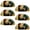 Multicolored 10, variant on PhooArto 6 Pcs Cup Drawer Pulls, Bubble Sea Turtle Swimming Shell Shape Handles Cabinet Knobs for Dresser Cupboard Closet Wardrobe with Screws