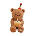 thumbnail image 1 of Juguete de muñeca de peluche, cómoda decoración del hogar, lindo juguete de peluche, muñeca de peluche para niños, adolescentes, niños y niñas, Oso, 1 of 8