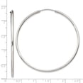 thumbnail image 2 of 925 Sterling Silver 2x55mm Endless Hoop Earrings Round, 2 of 6