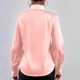 thumbnail image 6 of Women's Ruffle Blouse Long Sleeve Collar Neck Button Down Victorian Shirt Tops, 6 of 9