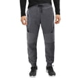 thumbnail image 1 of Men's Sports Athletic Moto Quilt Camo Fitness Joggers Gym Drawstring Sweatpants (Charcoal, L), 1 of 3