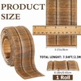 thumbnail image 2 of 7.54'x3.15 Camel Molding Trim Wall Sticker Vintage Self Adhesive Peel and Sick Wallpaper Border Vintage 3D Edging Lines Skirting Stickers PVC Baseboard, 2 of 7