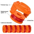 thumbnail image 3 of Trimmer Spool line for Worx WG154, by Safini, 4 Pack, 3 of 4