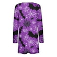 thumbnail image 4 of WFJCJPAF 2024 New Halloween Clearance! Womens Halloween Cardigan Sweater,Women's Fashion Halloween Printed Casual Long Sleeved Shirt Cardigan Tops - Purple XXL, 4 of 6