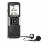 Philips 2GB Digital Voice Recorder, Black, LFH0662