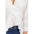 thumbnail image 4 of Blusa larga con vuelo Roman Fashion /Juvenil, 8393 (Blanco) blanco M, 4 of 4