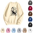 thumbnail image 2 of JCCXIN Vintage Dolly Sweatshirt for Women Parton Memorial Sweatshirts Retro Country Singer Graphic Pullover Casual Fall Outfits, 2 of 4