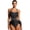 Black, variant on SiiRoh Women's Rhinestone Fringe Latin Rumba Samba Dance Leotard with Back Faux Feather Ballroom Dancewear Royal Blue XXL