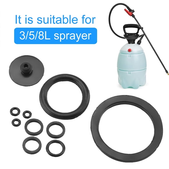 Rubber Sealing , 10pcs Sprayer Accessories with 3/5/8L Seal Rings Replacement Rubber Seals Rings for Garden, Reusable Rubber Gasket Rings