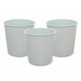 thumbnail image 1 of EIMELI 3 Pieces  Waste Paper Bin Lightweight Trash Can No Lid Garbage Container Bathroom Basket for Kitchen Lounge Pink/L, 1 of 10