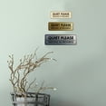 thumbnail image 2 of Signs ByLITA Basic Quiet Please Meeting in Progress Sign (Brushed Gold) - Small, 2 of 6