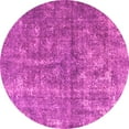 thumbnail image 1 of Ahgly Company Indoor Round Persian Pink Traditional Area Rugs, 3' Round, 1 of 4