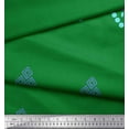 thumbnail image 1 of Soimoi Green Cotton Duck Fabric Aztec Geometric Decor Fabric Printed Yard 42 Inch Wide, 1 of 3