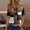 J-Brown, variant on 2025 Women Vintage Lace Patchwork Womens Shirt Bow V Neck Three Womens Tee Shirts Quarter Blouses Top T Womens Running Clothes