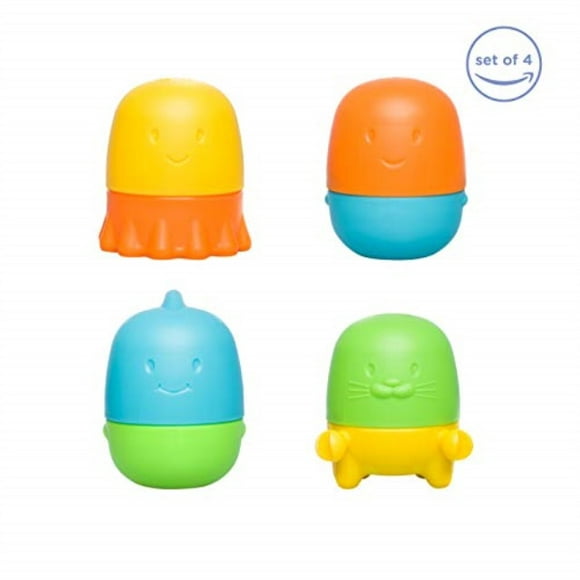 Ubbi Interchangeable Mold Free Bath Toys for Toddlers and Baby