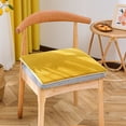 thumbnail image 6 of Cushions for Outdoor Furniture Clearance, Seat Pillow Cushion Cushion Chair, Office Cushion Seat Pillow Cushion, Chair Cushion Desk Chair Cushions, 16x16 in(Yellow), 6 of 6